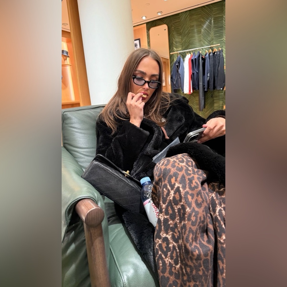 H&M Black Fur Coat BNWT